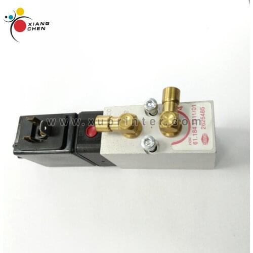 61.184.1311 Pneumatic 4-2 Way Valve Red Button- 4mm Push fits (Exchange) 61.184.1311 SM52 SM74 SM102 Valve Offset Printin