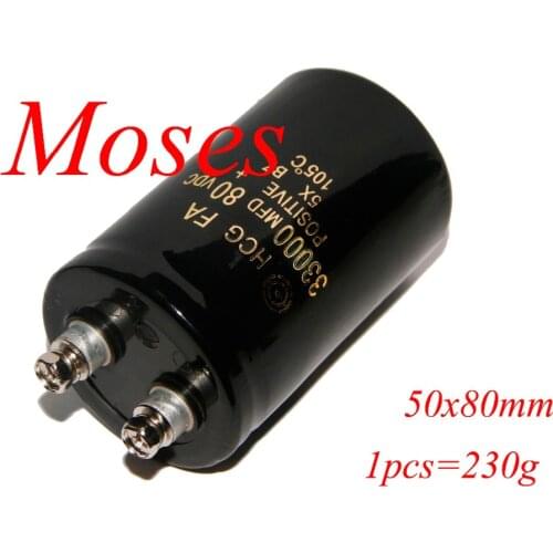 63v 33000uf 80v high quality Electrolytic Capacitor Radial Capacitance 50x80mm (1pcs)