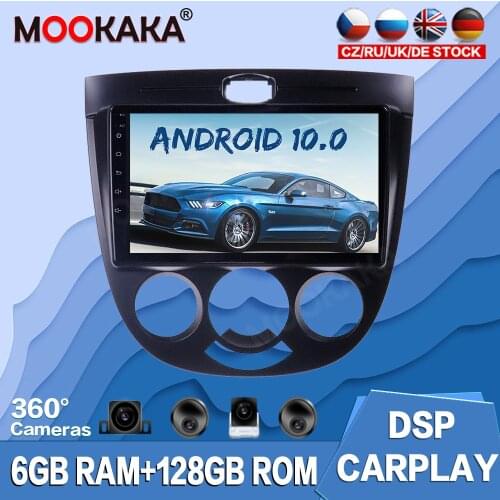 6+128GB Android 10.0 Car Radio GPS Navigation For Buick Excelle 2004 - 2007 Multimedia Player Auto Stereo Tape Recorder Headunit