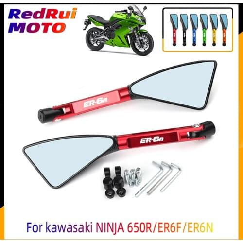 For kawasaki NINJA 650R/ER-6F/ER-6N ER6N ER6F Aluminum CNC Motorcycle Side Mirror rearview Mirrors Motorcycle Accessorie