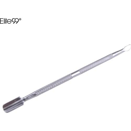 Elite99 Stainless Steel Cuticle Nail Pusher Spoon Remover Manicure Pedicure Care 1pcs