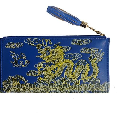 Feng Shui Dragon Wallet (Blue) W Fengshusale Red String Bracelet W1679