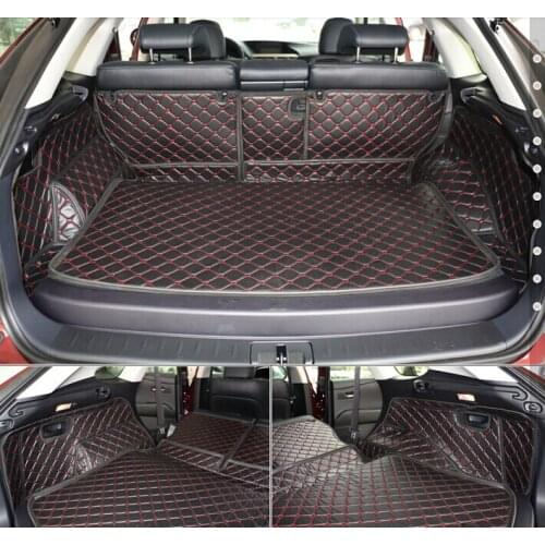 Good quality! Full set car trunk mats for Lexus RX 450h 2014-2009 durable cargo liner boot carpets for RX450h 2011,Free shipping