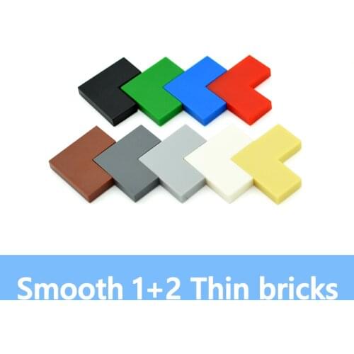 Compatible With 14719 Thin Figure Bricks Smooth 1+2 L Dots DIY Building Blocks DIY Educational Creative Toys For Children