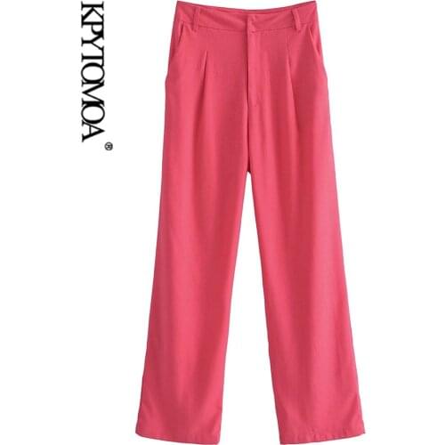 Женские льняные брюки KPYTOMOA China At AliExpress