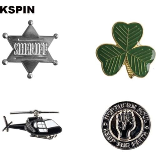 Metal Badges for Clothes Cute Cartoon Anime Icons Kawaii Pins and Brooches