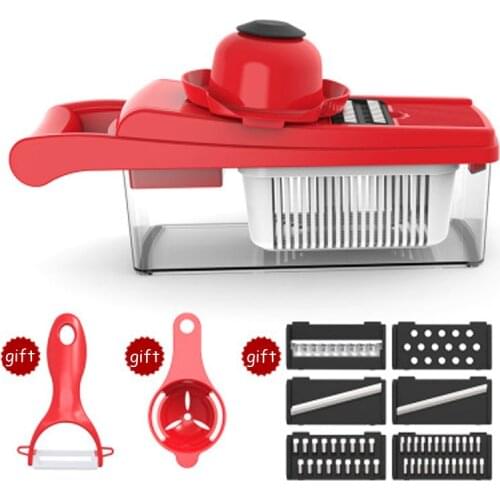 Multi-functional kitchen vegetable and fruit slicer, potato shreds, radish scrapes, sliced grater Kitchen Accessories Cooking