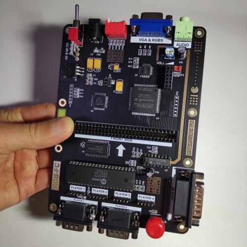 RGB-FC V4C C-BOX RGB FC CONSOLE MAGIC Family Computer Device work with SNK D15P Joypad SFC Joypad Stereo audio AV Video output