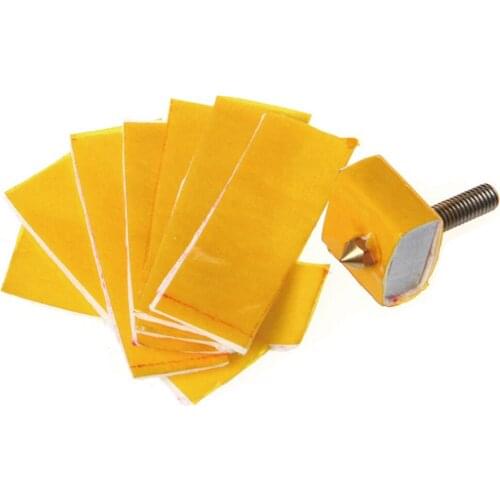 JETTING high quality 5PCS 3mm heating block cotton hotend nozzle heat insulation cotton for 3d printer Parts