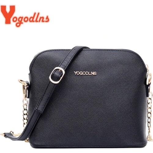 Yogodlns Brand 2021 Designer Handbags Lady Shell Bags Crossbody Women Messenger Bag Shoulder Bolsa Feminina Sac A Main Chain Bag