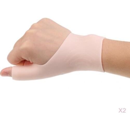 1 Pair Women Men Gel Thumb Wrist Hand Arthritis Glove Brace Wraps for Carpal Tunnel Spasms Computer Typing Pain