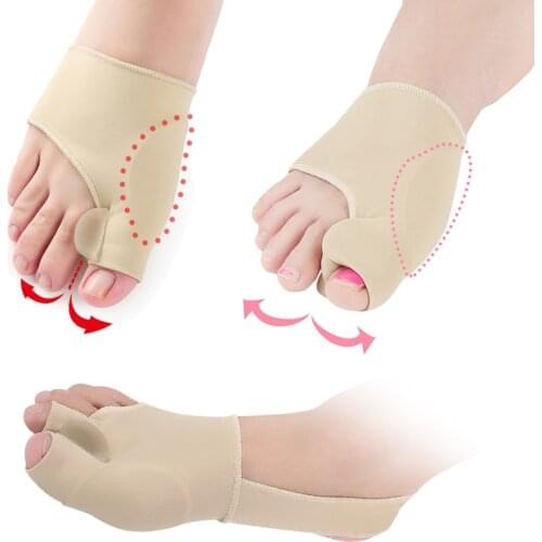2Pcs Bunion Corrector Toe Separators Hallux Valgus Correction of the Thumb Straightener Orthopedic Adjuster Pedicure Foot Socks