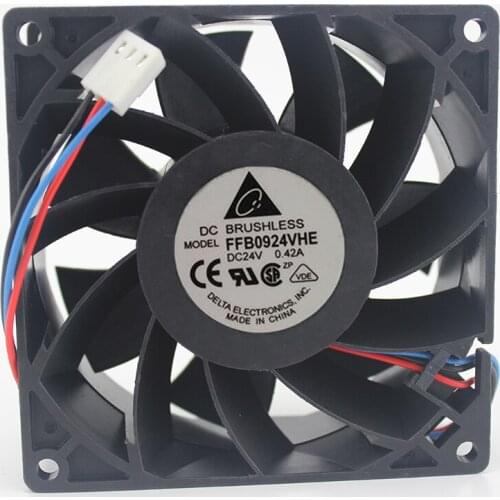 9038 24 V0.42A double ball cooling fan FFB0924VHE inverter cooling fan