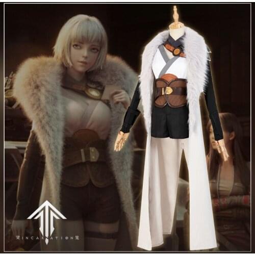 Anime! INCARNATION BaiYueKui Ground Survivor Battle Suit Uniform Cosplay Costume Halloween Carnival Role Play Outfit Women NEW