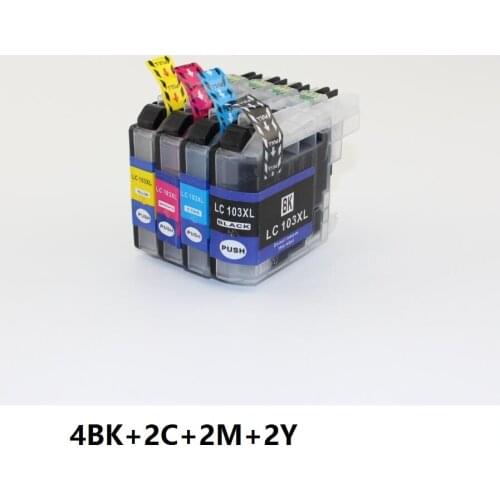 INK WAY 10 Multi Ink Cartridges for Brother LC103XL DCP-J132 J152 J172 J552 J752