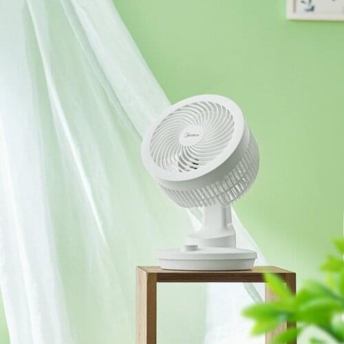 Midea Electric Fan Air Circulation Fan Household Small Desktop Turbine Convection Silent Desktop Bedroom Shaking Fan