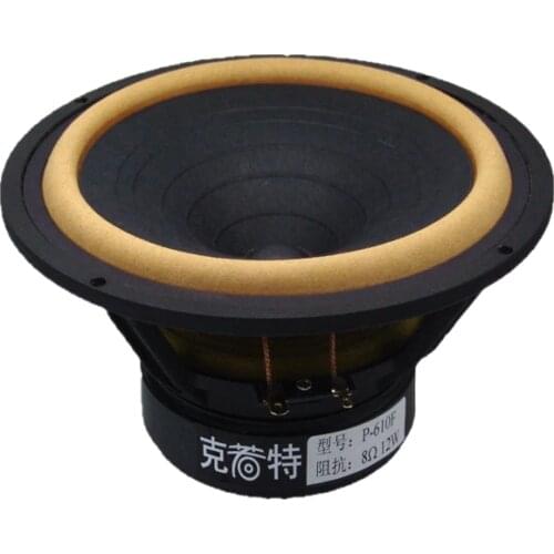 HiFi Speakers 6.5 Inch HiFi Full Range Speaker Symmetrical Magnetic Circuit loudspeaker DIATONE P-610S Leather-edg