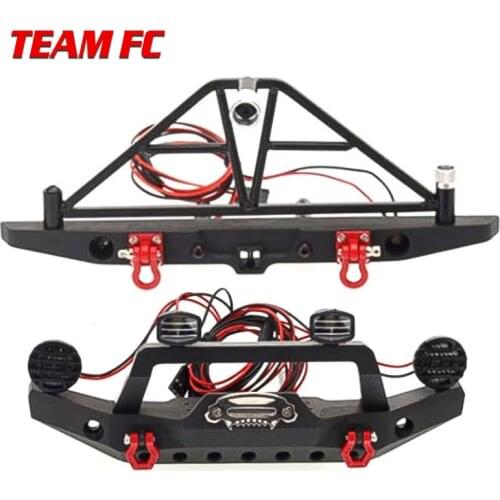 1pc Metal Front Bumper for 1/10 RC Crawler Traxxas TRX4 Defender Axial SCX10 SCX10 II iii 90046 90047