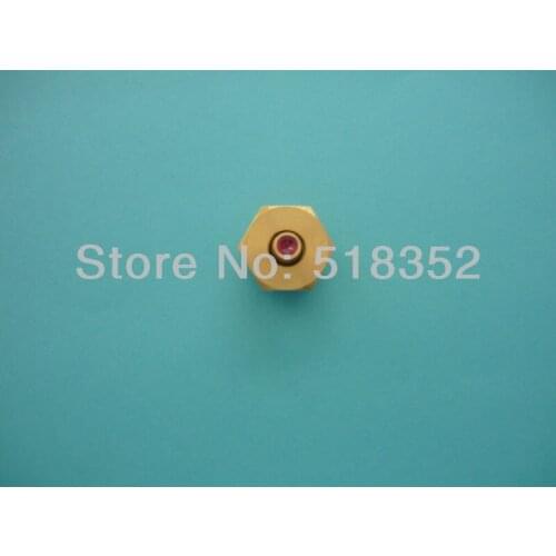 Hexagon Threaded Water Jet l/ Water Spray Nozzle with Inner Ruby of EDM-MS Wearing Parts