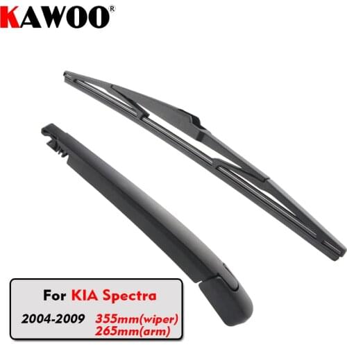 KAWOO Car Rear Wiper Blade Blades Back Window Wipers Arm For KIA Spectra Hatchback (2004-2009) 355mm Auto Windscreen Blade