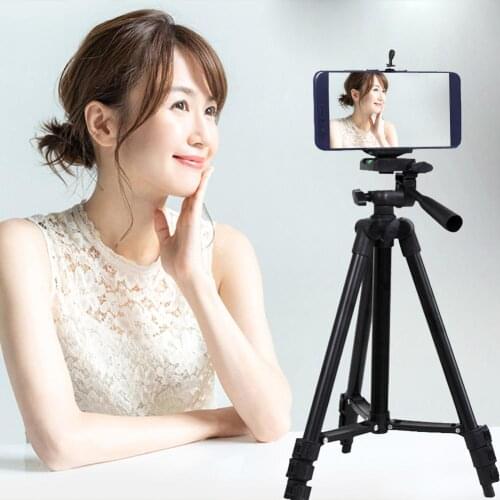 Camera Tripod Telescopic Lightweight Camera Tripod With Storage Bag For Mobile Phones Shooting Live Streaming
