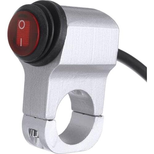 Waterproof Motorcycle 22mm Light Handlebar On Off Switches DC 12V 16A 120W Switch for Headlight Fog Spot Light