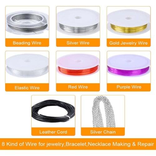 2015pcs Jewelry Making Starter Supplies Kit Repair Tool Set for Necklace DIY Decor