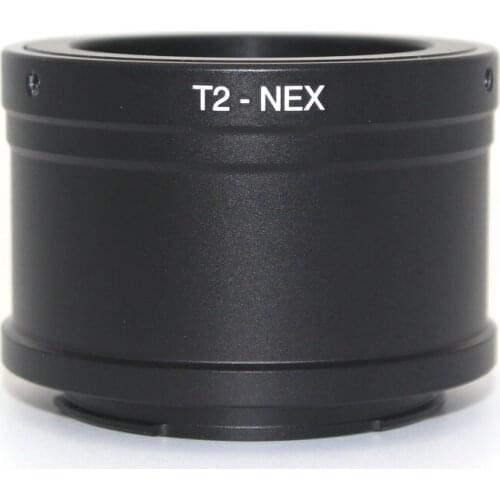T2 Lens to NEX Camera Lens Adapter For Sony E-mount NEX5 NEX7 A5000 A5100 A6000 A6300 A6400 A9 A7 II A7R II A7III A7S T2-NEX