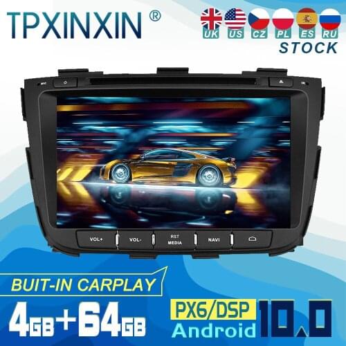 For kia Sorento 2013-2014 Android 10 Carplay Radio Player Car GPS Navigation Head Unit Car Stereo CD DVD WIFI DSP BT