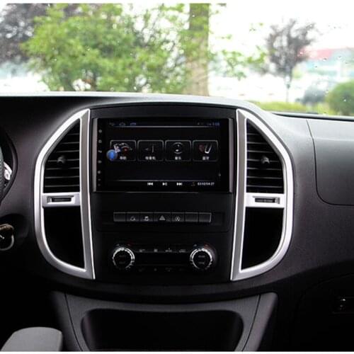 Middle Contro Side Wingl Air Conditioner AC Outlet Cover Panel For Mercedes Benz Vito W447 2014-2017 Car Styling Accessory