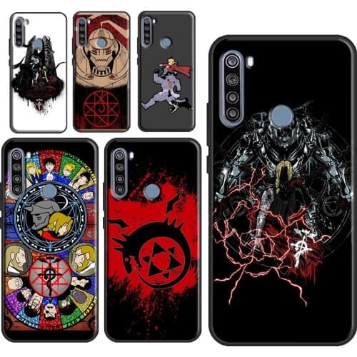 Fullmetal Alchemist Phone Cover For Xiaomi Redmi Note 9 Pro 8 7 8T 9S 7A 8A 9A 9C 9T K40 Redmi Note 10 Case