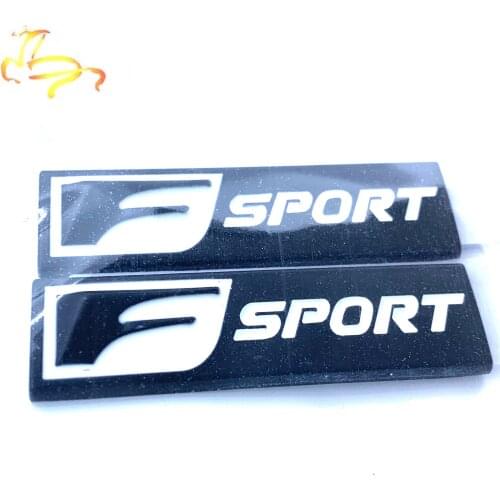F Sport Car Sticker 3D Metal Badge Decal Rear Trunk Emblem Sticker for Lexus IS ISF GS RX RX350 ES IS250 ES350 LX570 CT200 Decor
