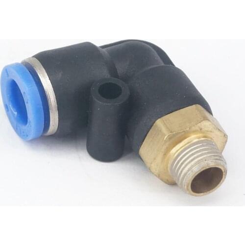 1/8" BSP Male to Fit Tube O/D 8mm Pneumatic Elbow Push In Connector Union Quick Release Air Fitting Plumbing