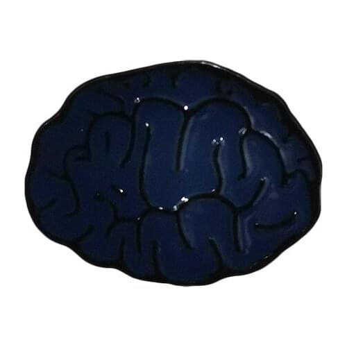 Punk Collection Enamel Pins Vintage Brain Brooch Plague Doctor Hell Badge Denim Shirt Lapel Pin Gothic Jewelry Gift