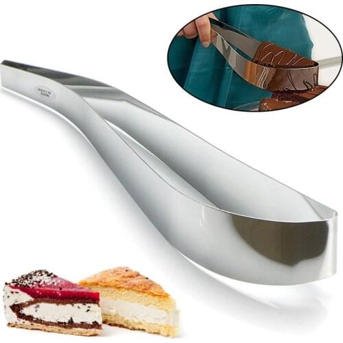 Cake Slicer Server Stainless Steel Cake Cutters Cookie Fondant Dessert Tools Pie Knife Cutter Mold DIY Bread Pastry Divider