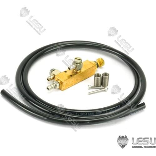 1/14 RC Dumper Truck Excavator LESU Metal Relief Valve Hydraulic Control Parts TH16964-SMT3