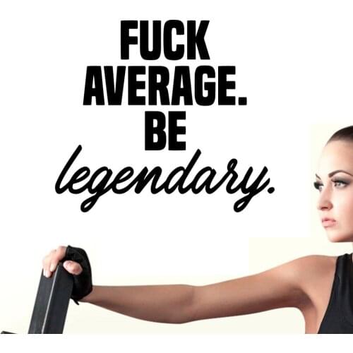 Cartoon GYM Home Decor Modern Acrylic Decoration For Bedroom Decoration Sticker Mural