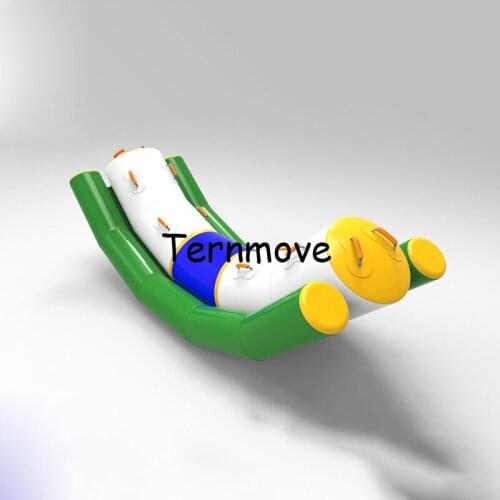 Inflatable seesaw toys rocker for water sports water totter single line double lines seesaw rocker