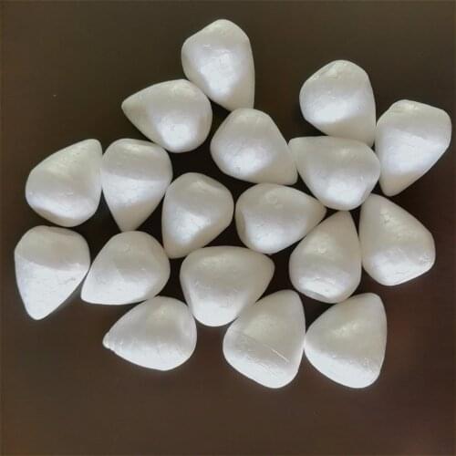 2cm 3cm 4cm 5cm 100pcs Natural White Foam Rose Bud Home Decor Wreaths For Nylon Stocking Flower Accessories DIY Flower Materials