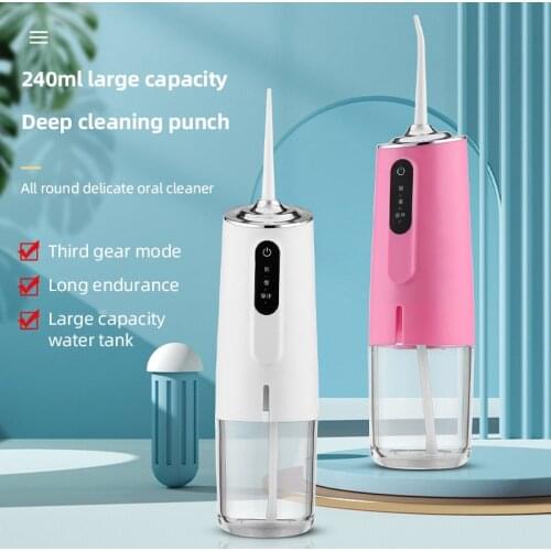 New Floss Pick Water Jet Teeth Whitening Cleaner Oral Irrigator Water Flosser Tooth White Dental Portable Irrigation Oral Hygine