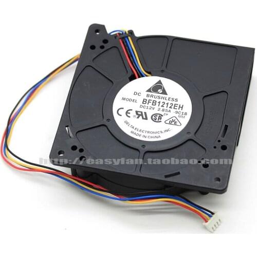 Detla Electronics BFB1212EH 9C1B DC 12V 2.85A 120x120x32mm Server Cooling Fan