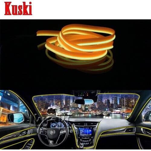 Car Interior Atmosphere Lights For Volkswagen VW Polo Passat B5 B6 CC Golf 4 5 6 7 Touran T5 Tiguan Bora Scirocco Accessories