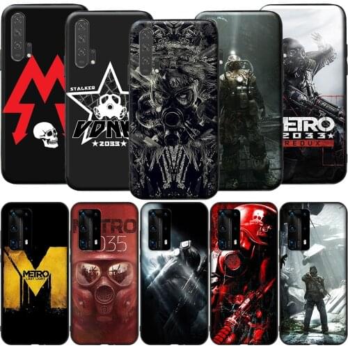 GX135 Metro 2033 Silicone Case for Honor 6A 7A 3GB 7C 7X 8 8A 8X 8C 9 10 Lite View 20S 9A 10X Max Pro