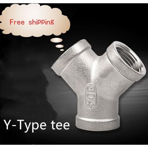 DN8 DN10 DN15 DN20 DN25 DN32 type Three Way Internal Thread Pipe Fittings,Female Adapter/Connection,Stainless Steel 304