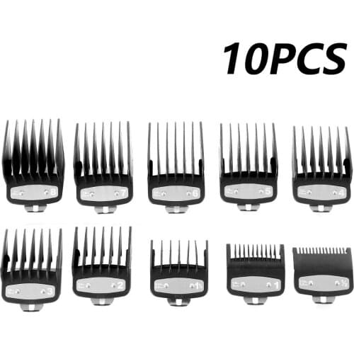 Universal Professional Hair Clipper Full Size Limit Guide Comb Cutting Guide Comb, Trimmer Metal Comb Haircut Tool Set