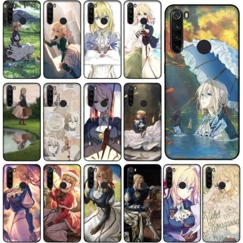 Yinuoda violet evergarden Phone Case for Xiaomi Redmi 4X 7 7A 8 8A 9 9A Note 7 8 8T 9 10 Pro