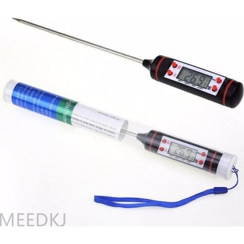 1pcs （without battery） kitchen oil thermometer barbecue baking temperature measurement electronic food needle thermometer