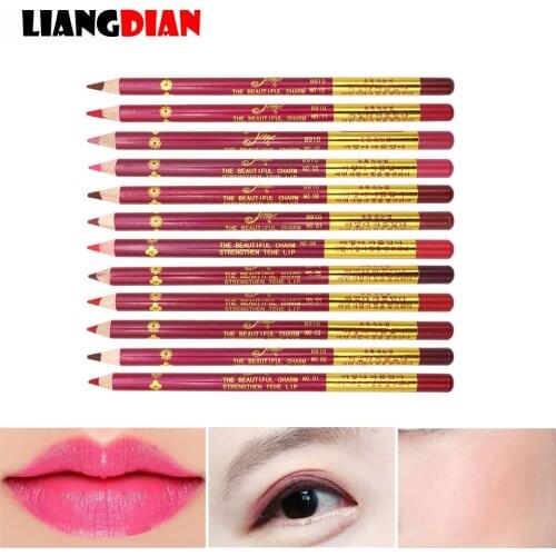 1PC Waterproof Matte Lip Line Pen For Lips Eyeliner Blush Makeup Longlasting Tattoo Lipstick Sketch Dye Tint Liner Pencil
