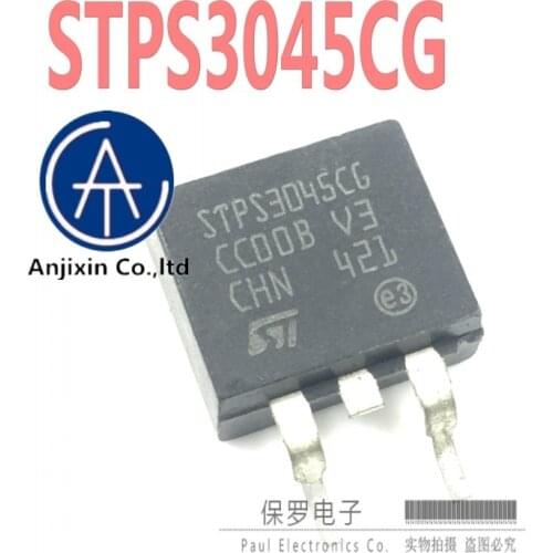 10pcs 100% orginal and new Schottky diode STPS3045CG STPS3045 TO-263 in stock