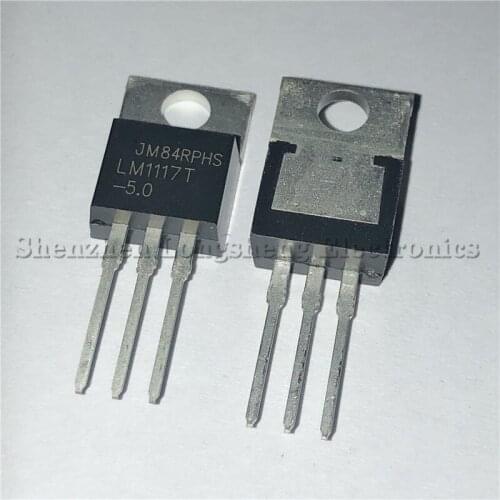 10PCS/LOT New LM1117 LM1117T-5.0 5V TO-220 Regulator